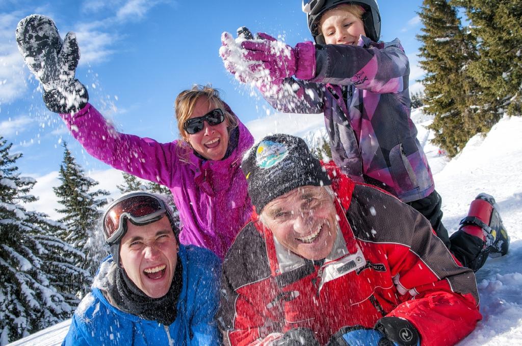 Hotel Vacances Bleues Les Chalets Du Prariand Megève Eksteriør billede
