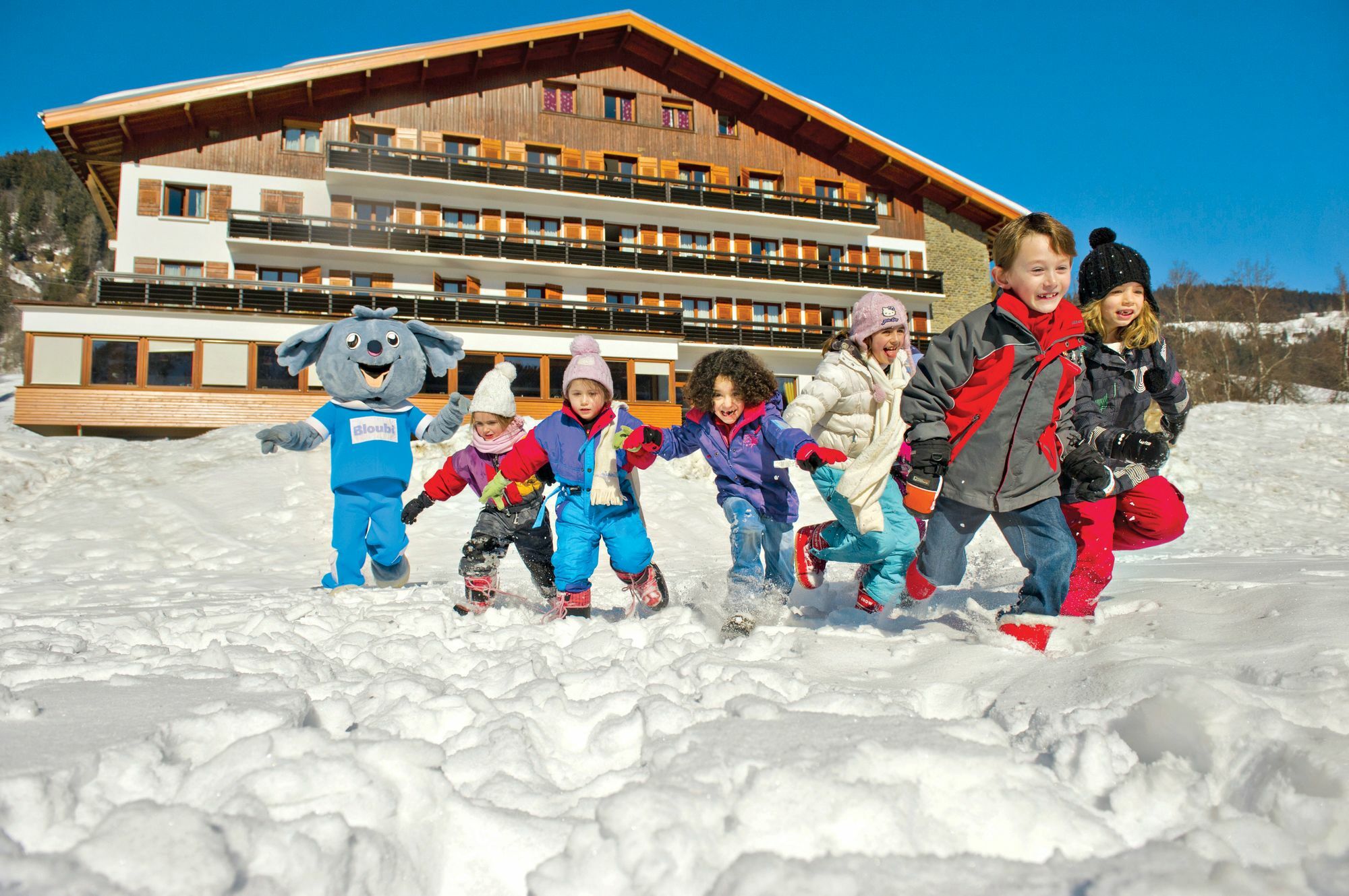 Hotel Vacances Bleues Les Chalets Du Prariand Megève Eksteriør billede