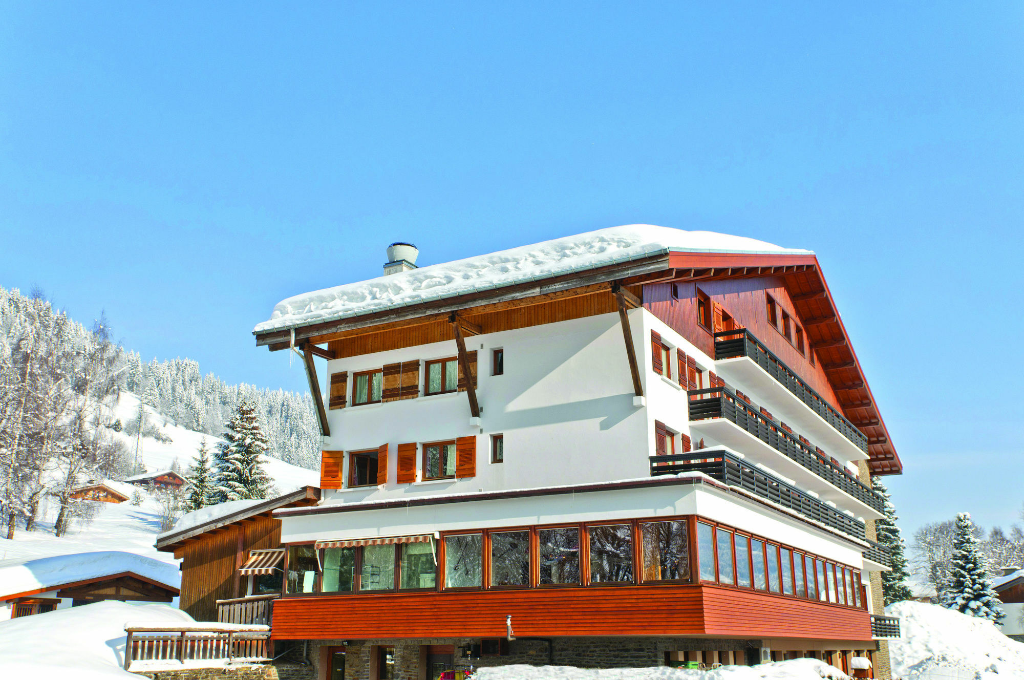 Hotel Vacances Bleues Les Chalets Du Prariand Megève Eksteriør billede