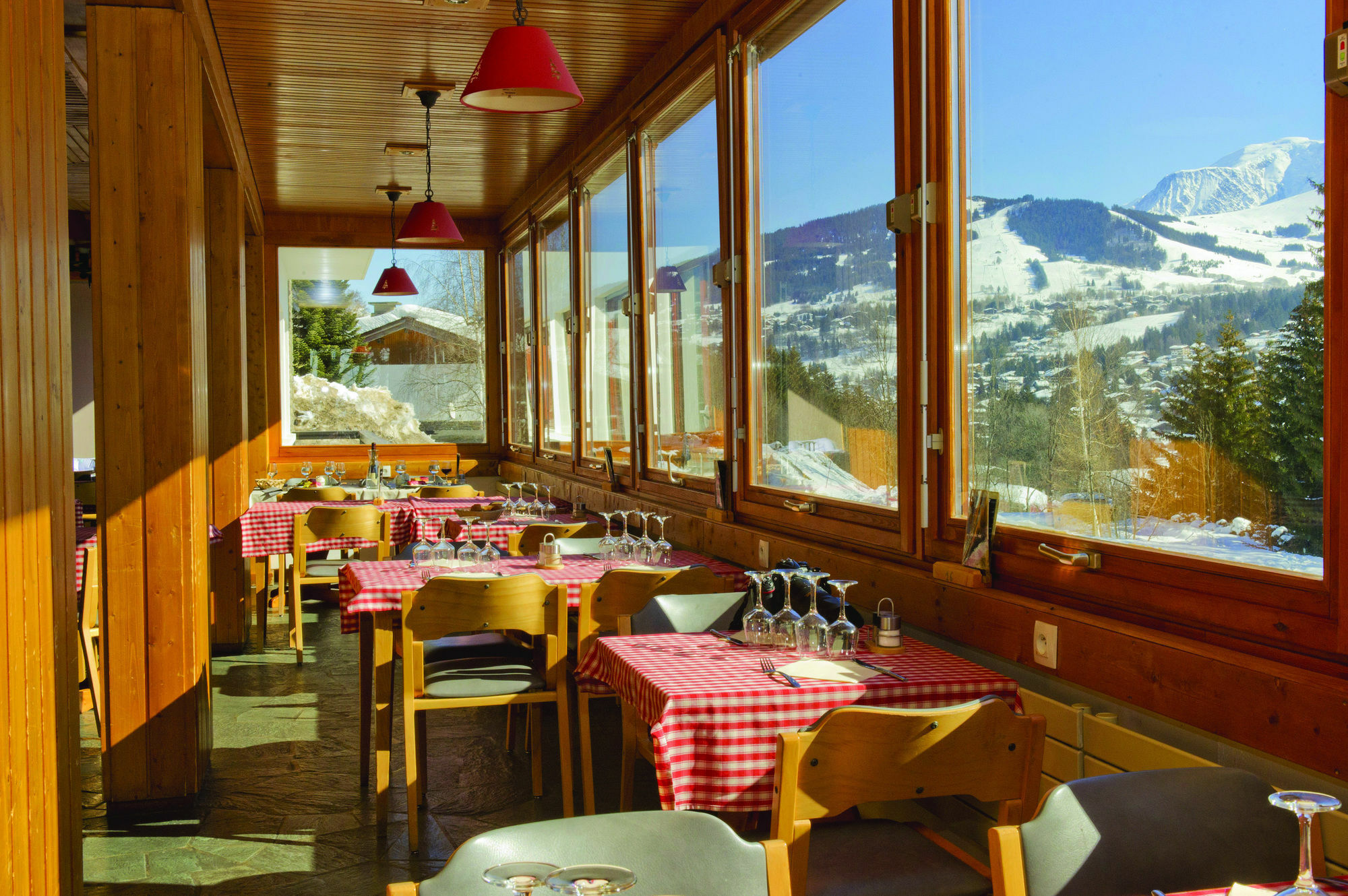 Hotel Vacances Bleues Les Chalets Du Prariand Megève Eksteriør billede